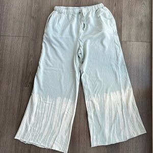 Cropped flare sweats